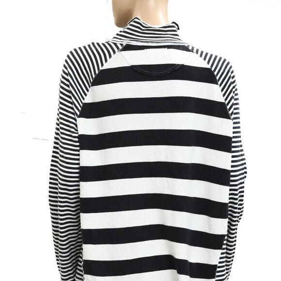 Free People We The Free Punk Playful Tee Tunic Top Stripe Printed L New 282849 - Picture 6 of 7